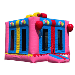 Pink Gift Box Bounce House